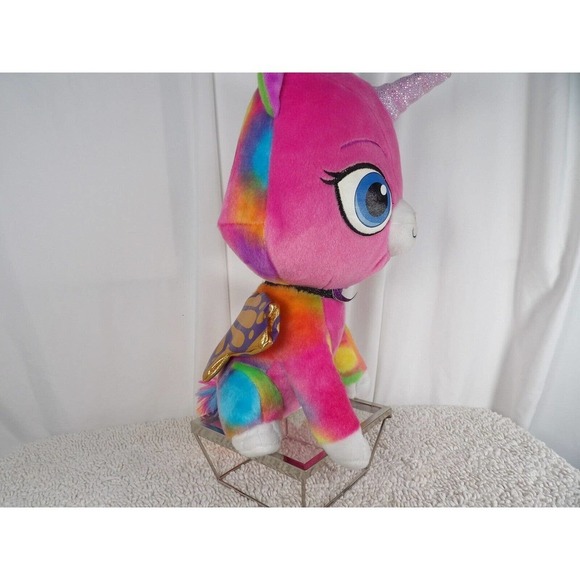 Fun Rise Multicolor Rainbow Butterfly Unicorn Kitty Felicity Huggable Plush Toy - Picture 2 of 9